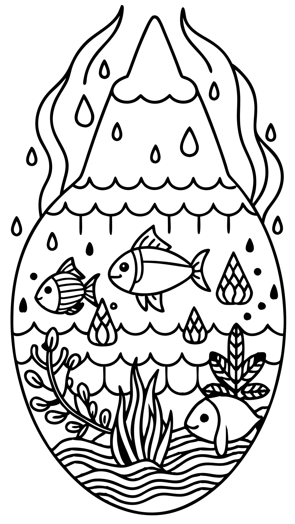 coloring pages of water